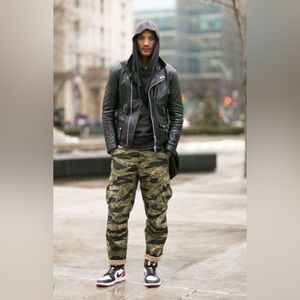 GStar G Star Pants Rovic Tapered Camouflage Print Cargo Pants